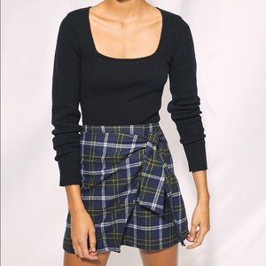 Aritzia Wilfred Dorine Skirt Plaid